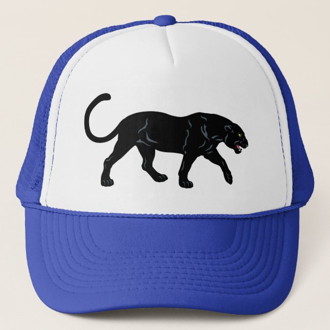 Gorra De Camionero pantera negra (Anverso)