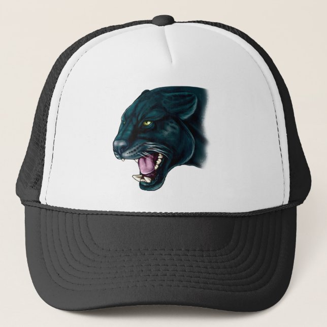 Gorra De Camionero Pantera negra hermosa (Anverso)