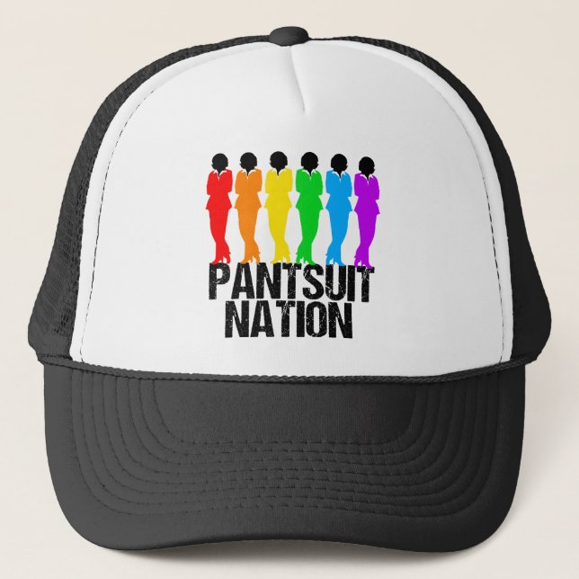 Gorra De Camionero Pantsuit Nation Rainbow Women (Anverso)