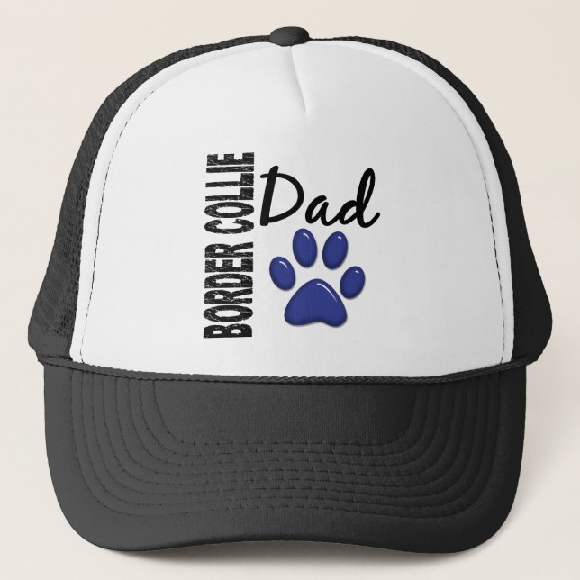 Gorra De Camionero Papá 2 del border collie (Anverso)