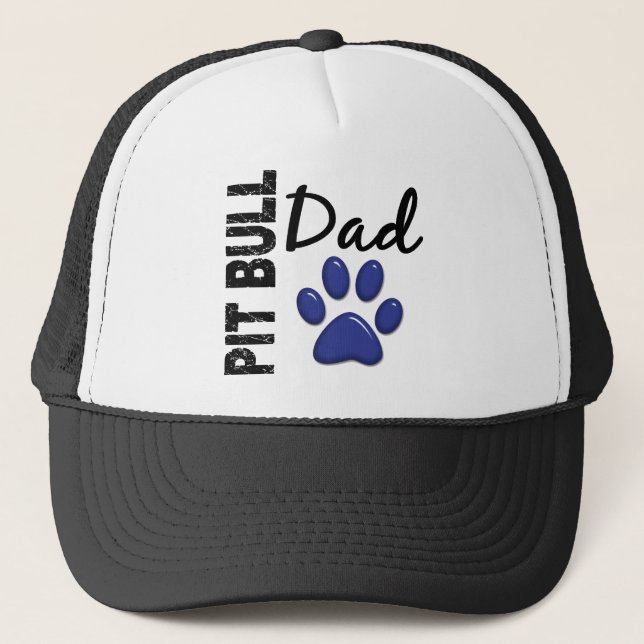 Gorra De Camionero Papá 2 del pitbull (Anverso)