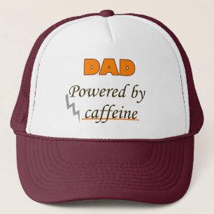 Gorra De Camionero Papá alimentado por cafeína