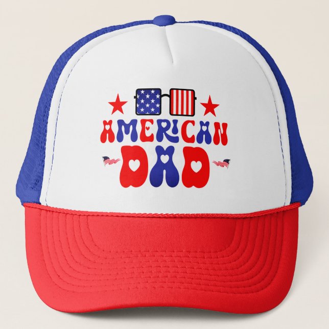 Gorra De Camionero Papá americano (Anverso)