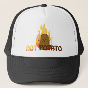 Gorra De Camionero Papa caliente, comida divertida