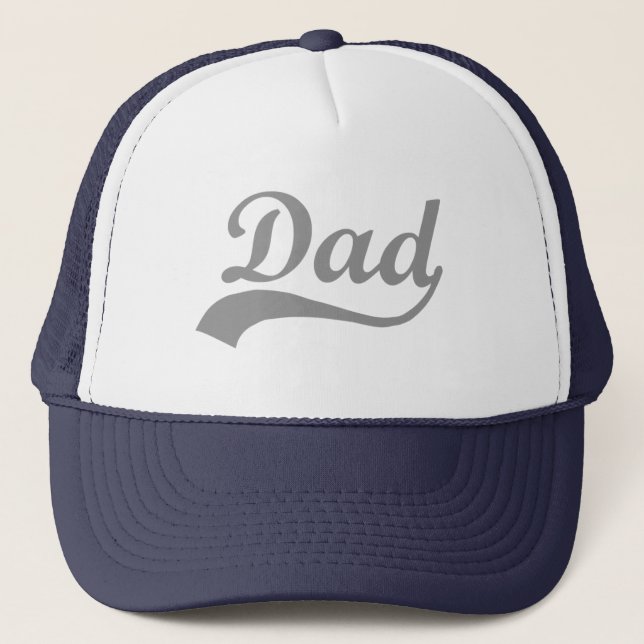 Gorra De Camionero Papá chapoteante gris (Anverso)
