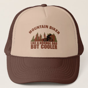 Gorra De Camionero papá ciclista de montaña como un papá normal pero