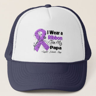 Gorra De Camionero Papa - Cinta de Cáncer Pancreática