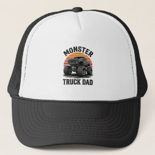 Gorra De Camionero Papá de Camión Monstruo Gráfico Todoterreno Vintag