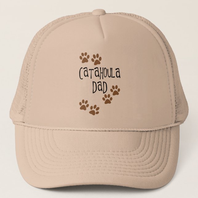 Gorra De Camionero Papá de Catahoula (Anverso)