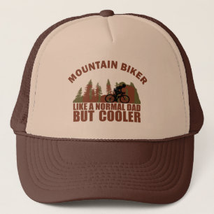 Gorra De Camionero papá de ciclista de montaña como un padre normal p