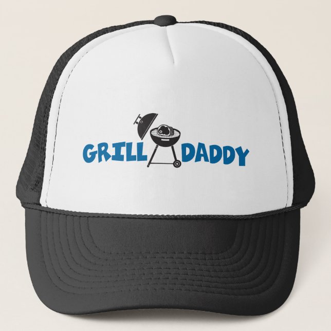 Gorra De Camionero Papá de la parrilla (Anverso)