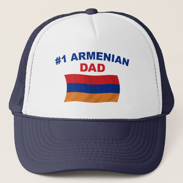 Gorra De Camionero Papá del armenio #1 (Anverso)