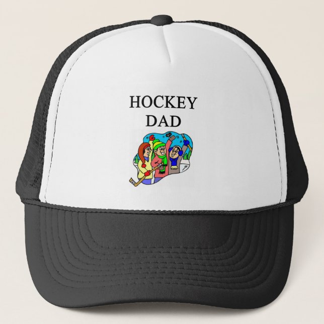 Gorra De Camionero papá del hockey (Anverso)