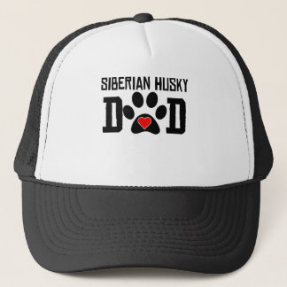 Gorra De Camionero Papá del husky siberiano