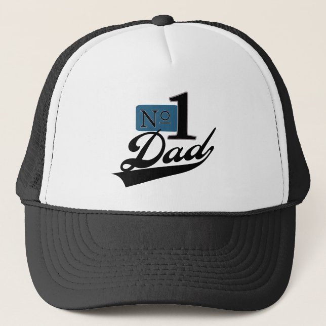 Gorra De Camionero Papá del número uno (Anverso)
