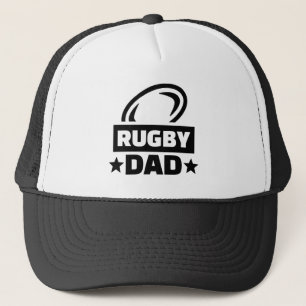 Gorra De Camionero Papá del rugbi