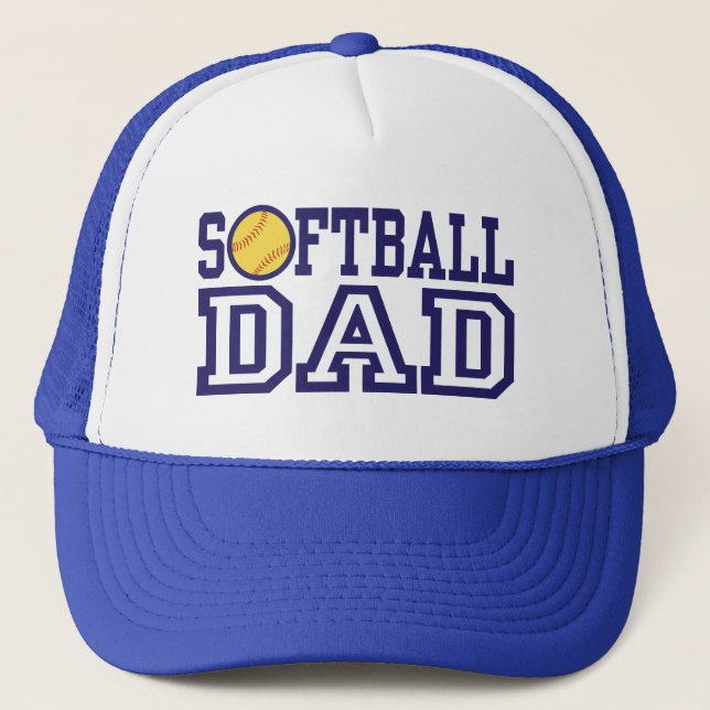 Gorra De Camionero Papá del Softbol (Anverso)