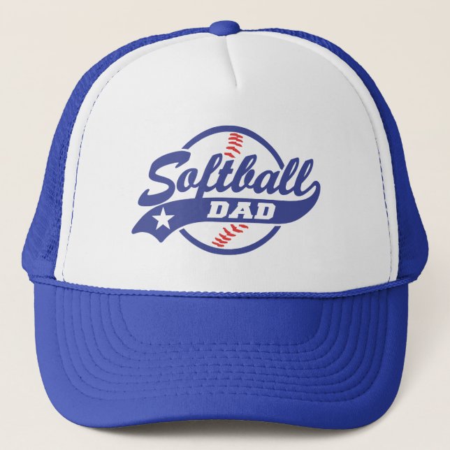 Gorra De Camionero Papá del Softbol (Anverso)