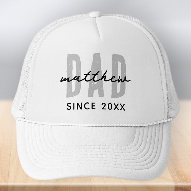 Gorra De Camionero Papá desde el 20XX Preppy simple moderno (Subido por el creador)