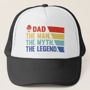 Gorra De Camionero Papá. El Hombre, El Mito, La Leyenda.