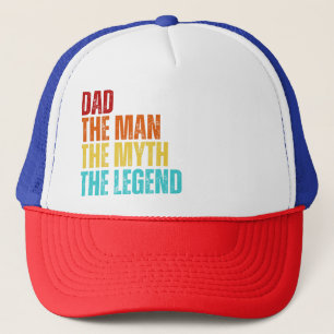 Gorra De Camionero Papá El Hombre El Mito La Leyenda