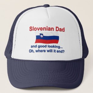 Gorra De Camionero Papá esloveno apuesto
