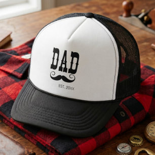 Gorra De Camionero Papá Estableció el año de la barba occidental vint
