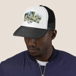 Gorra De Camionero Papá Estableció Texto Grunge Negro 3 Foto