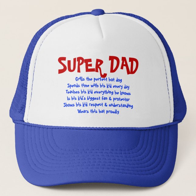 GORRA DE CAMIONERO PAPÁ ESTUPENDO (Anverso)