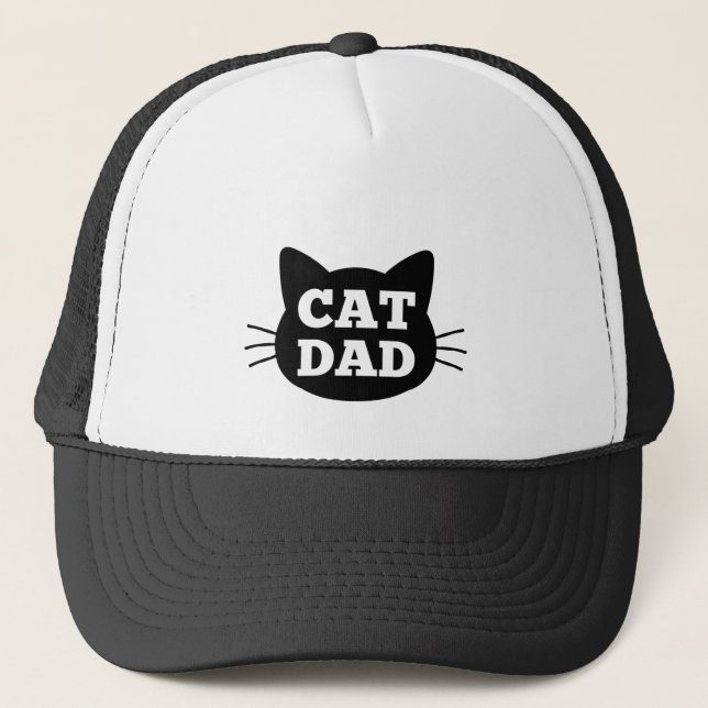 Gorra De Camionero Papá gato (Anverso)