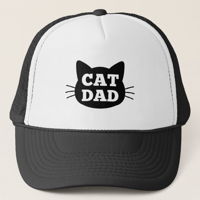 Gorra De Camionero Papá gato (Anverso)