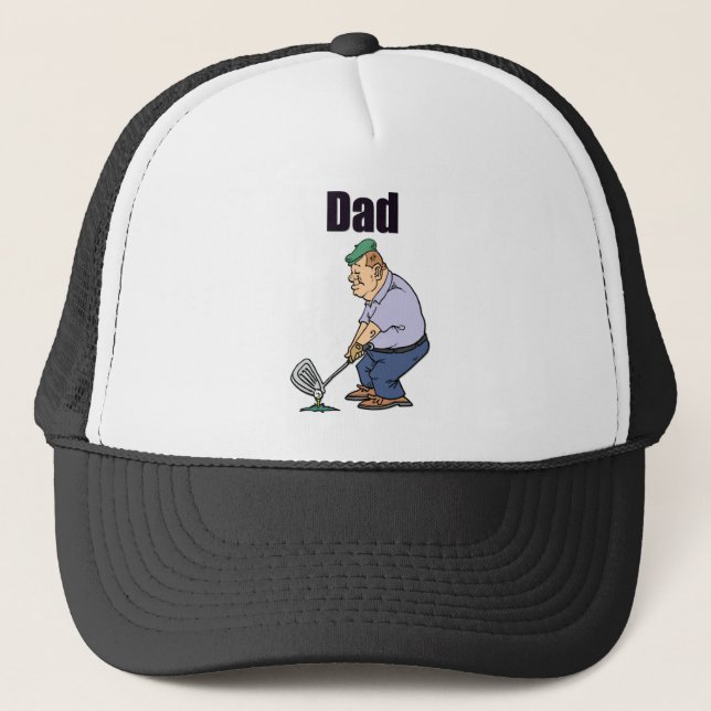 Gorra De Camionero Papá Golfing (Anverso)