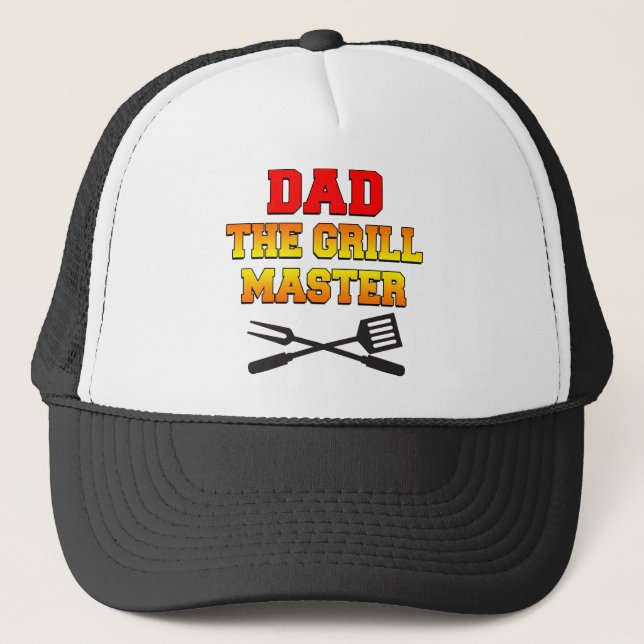 Gorra De Camionero Papá Grill Master (Anverso)