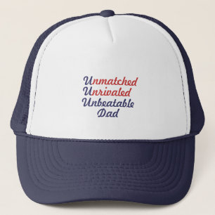 Gorra De Camionero Papá imbatible incomparable incomparable