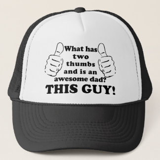 Gorra De Camionero Papá impresionante con los pulgares