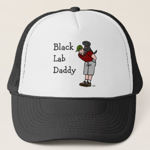 Gorra De Camionero Papá negro de Labrador