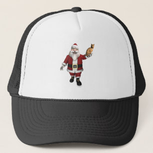 Gorra De Camionero Papá Noel con el manto rojo