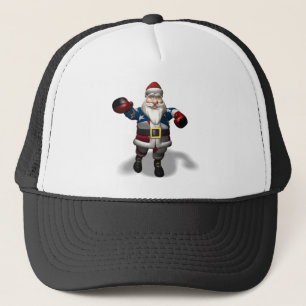Gorra De Camionero Papá Noel en el día del boxeo