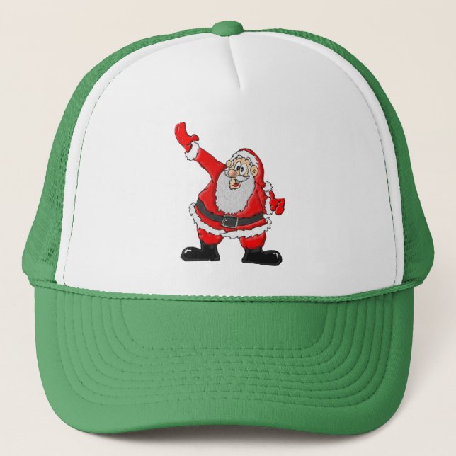 Gorra De Camionero Papá Noel, Papá Regalos de Navidad (Anverso)