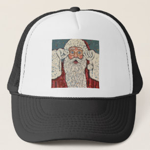 Gorra De Camionero Papá Noel Sorprendido