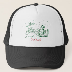 Gorra De Camionero Papá Noel vuelve, Feliz Navidad