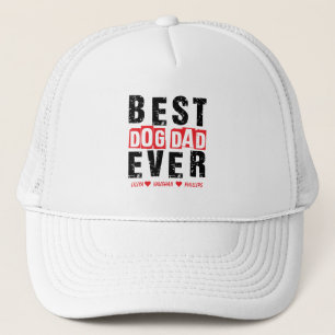 Gorra De Camionero Papá Perro Personalizado   Mejor Papá Perro de Tod