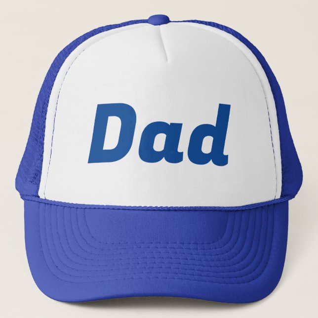 Gorra De Camionero Papá PERSONALIZABLE verde y blanco (Anverso)
