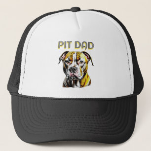 Gorra De Camionero Papá Pit Bull   Amantes de los Perros 
