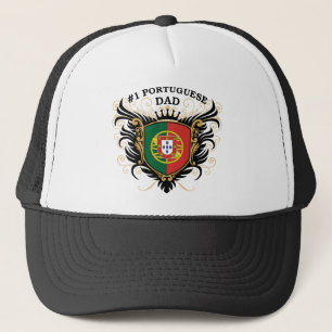 Gorra De Camionero Papá portugués del número uno