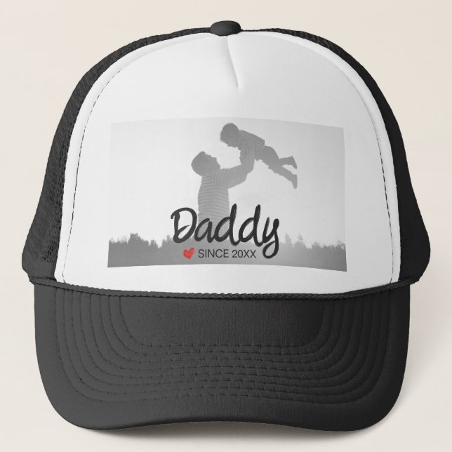 Gorra De Camionero Papá, primer día del padre, primer día feliz del p (Anverso)