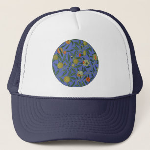 Gorra De Camionero Papel pintado colorido azul granada de William Mor