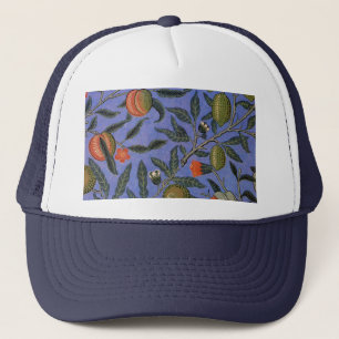 Gorra De Camionero Papel pintado colorido azul granada de William Mor