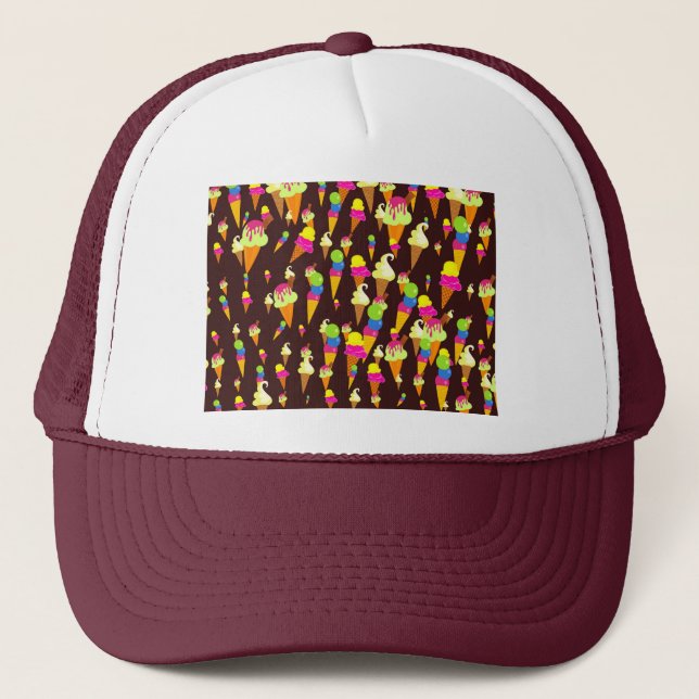 Gorra De Camionero Papel pintado del hielo (Anverso)