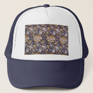 Gorra De Camionero Papel pintado floral de William Morris Wey Arts Cr